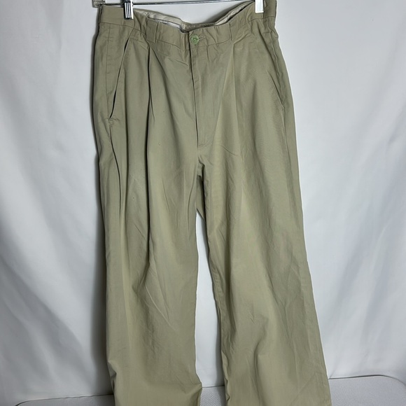 Armani Exchange Men’s Size 34 Beige Button Zip Front Cotton Pants  Tan Slacks - Picture 7 of 8